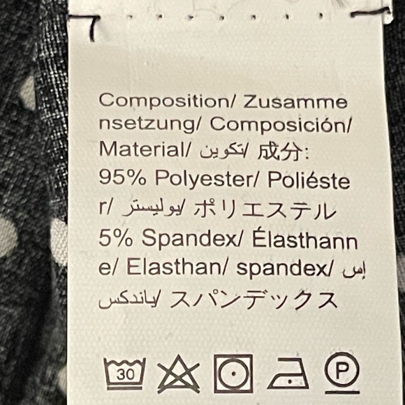 KARA AND KATE Black and White Polka Dot Halter Maxi Dress - Picture 6 of 8